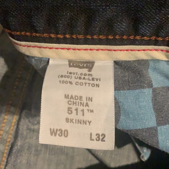 Levi’s Skinny 511 30 waist 32 length. - Picture 3 of 5